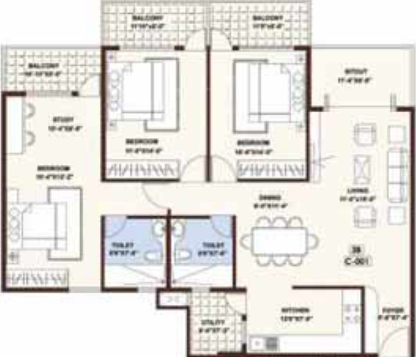 Uma Sree Dream World (3BHK+2T (1,792 sq ft) 1792 sq ft) Uma Sree Dream World (3BHK+2T (1,792 sq ft) 1792 sq ft)