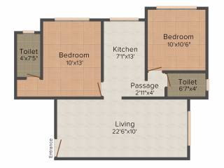 Dipti Koteshwar Darshan (2BHK+2T (645 sq ft) 645 sq ft) Dipti Koteshwar Darshan (2BHK+2T (645 sq ft) 645 sq ft)