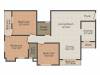 Aspirations Serenity (3BHK+2T (1,369 sq ft) 1369 sq ft)