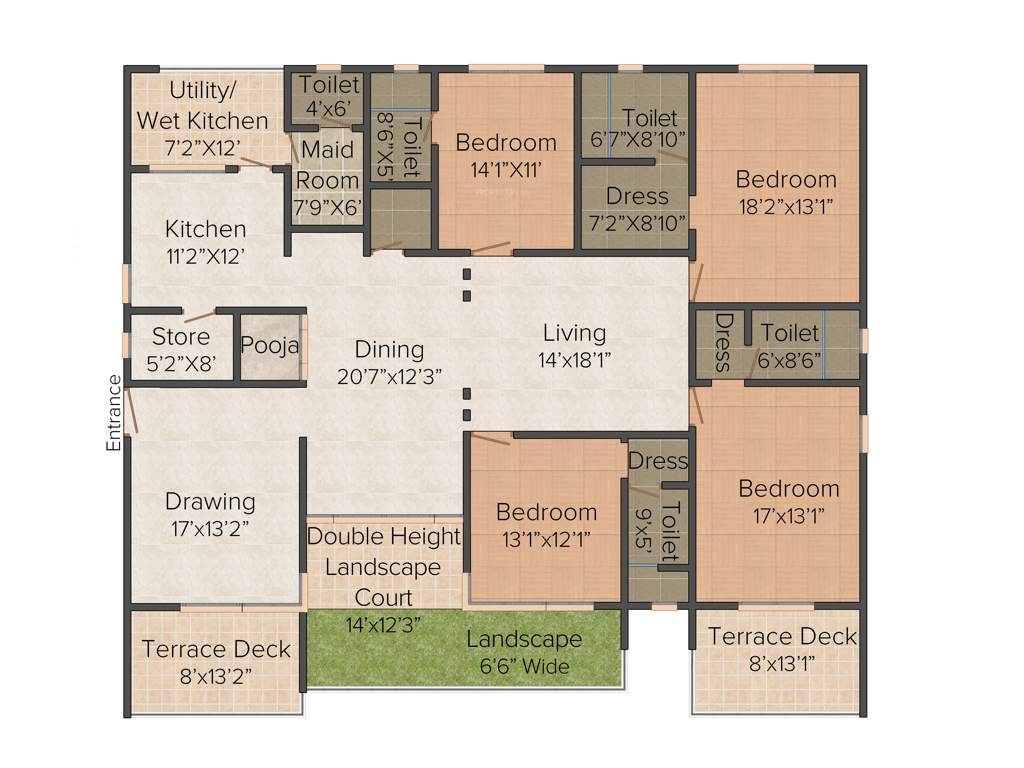 Vamsiram Jyothi Cosmos (4BHK+5T (3,705 sq ft) + Servant Room 3705 sq ft)