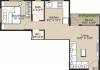 Liberty Saarthak Umang (1BHK+1T (693 sq ft) 693 sq ft)