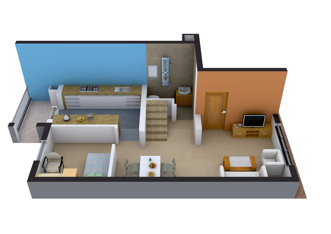 TVS Emerald GreenAcres Villas (2BHK+3T (1,907 sq ft) + Study Room 1907 sq ft)