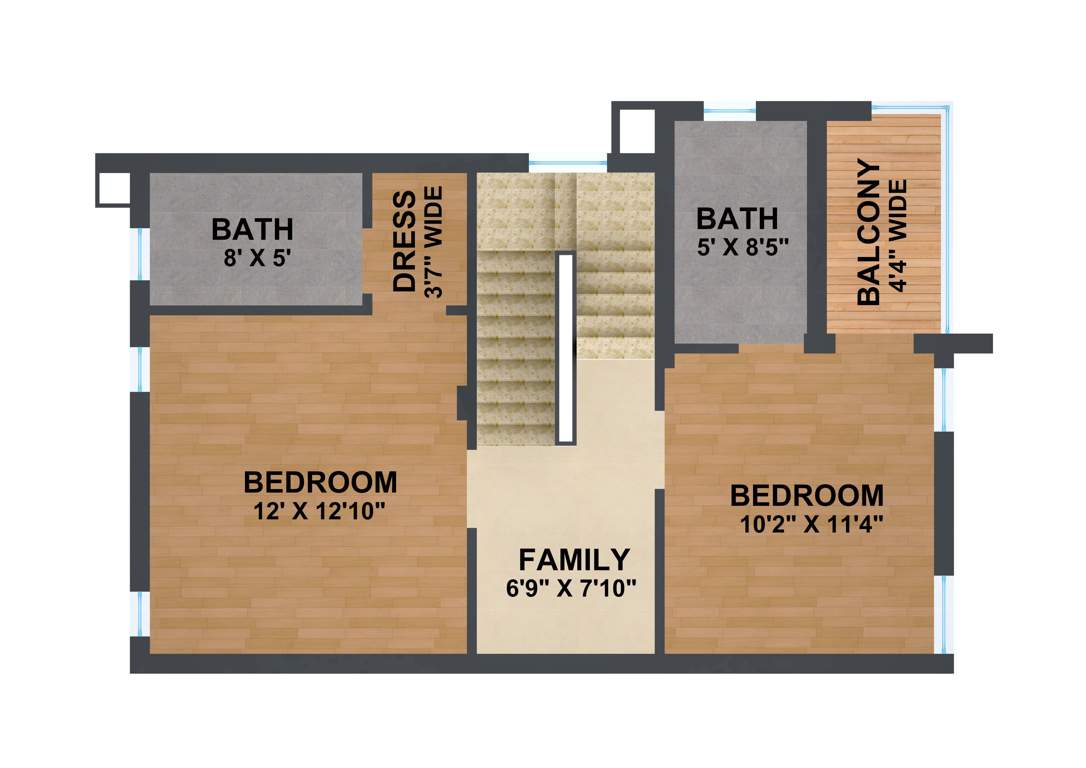 TVS Emerald GreenAcres Villas (2BHK+3T (1,907 sq ft) + Study Room 1907 sq ft)
