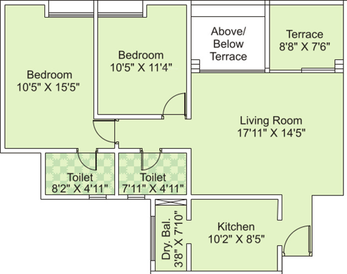  park infinia Floor Plan Floor Plan