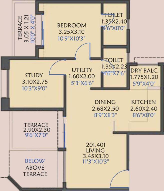 Vivanta Vivantalife Vishakha (2BHK+2T (959 sq ft) 959 sq ft) Vivanta Vivantalife Vishakha (2BHK+2T (959 sq ft) 959 sq ft)