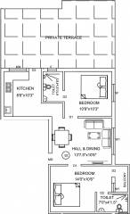 Sree Guru Mithra (2BHK+2T (793 sq ft) 793 sq ft)