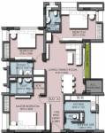GPT Poorvi Apartment (3BHK+3T (2,207 sq ft)   Servant Room 2207 sq ft)