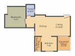 Ranade Mayfair (1BHK+1T (613 sq ft) 613 sq ft)