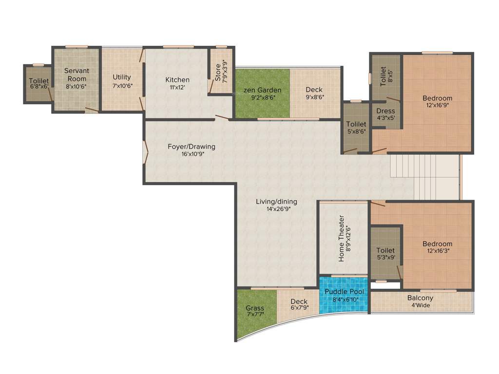 Chugh Grande Exotica (5BHK+5T (6,094 sq ft) 6094 sq ft)