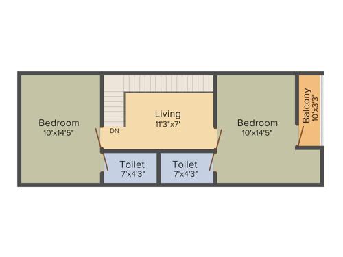 MS Sunny Villas (3BHK+3T (1,480 sq ft) 1480 sq ft) MS Sunny Villas (3BHK+3T (1,480 sq ft) 1480 sq ft)