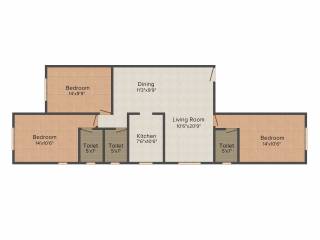 Mega Shiv Hem (3BHK+3T (1,000 sq ft) 1000 sq ft) Mega Shiv Hem (3BHK+3T (1,000 sq ft) 1000 sq ft)