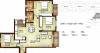 ND Pentos (3BHK+2T (1,366 sq ft) 1366 sq ft)