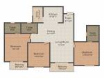 ND Pentos (3BHK+3T (1,452 sq ft) 1452 sq ft)