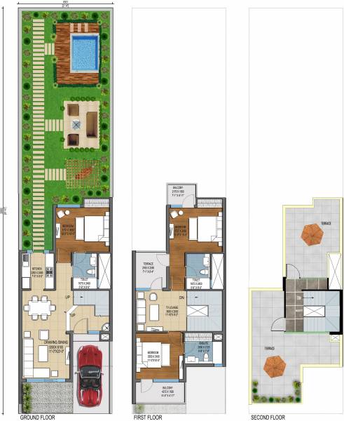Homes Dolby Homz Villas (3BHK+3T (1,820 sq ft) 1820 sq ft)