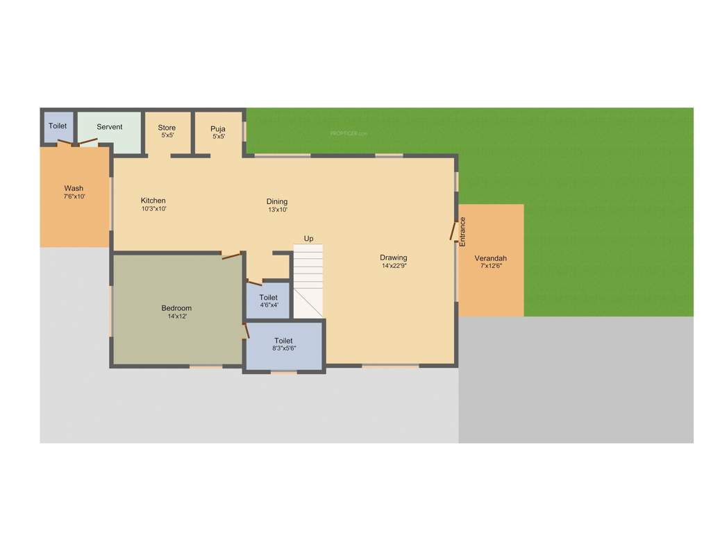 KB Glory (4BHK+5T (3,546 sq ft) + Study Room 3546 sq ft)