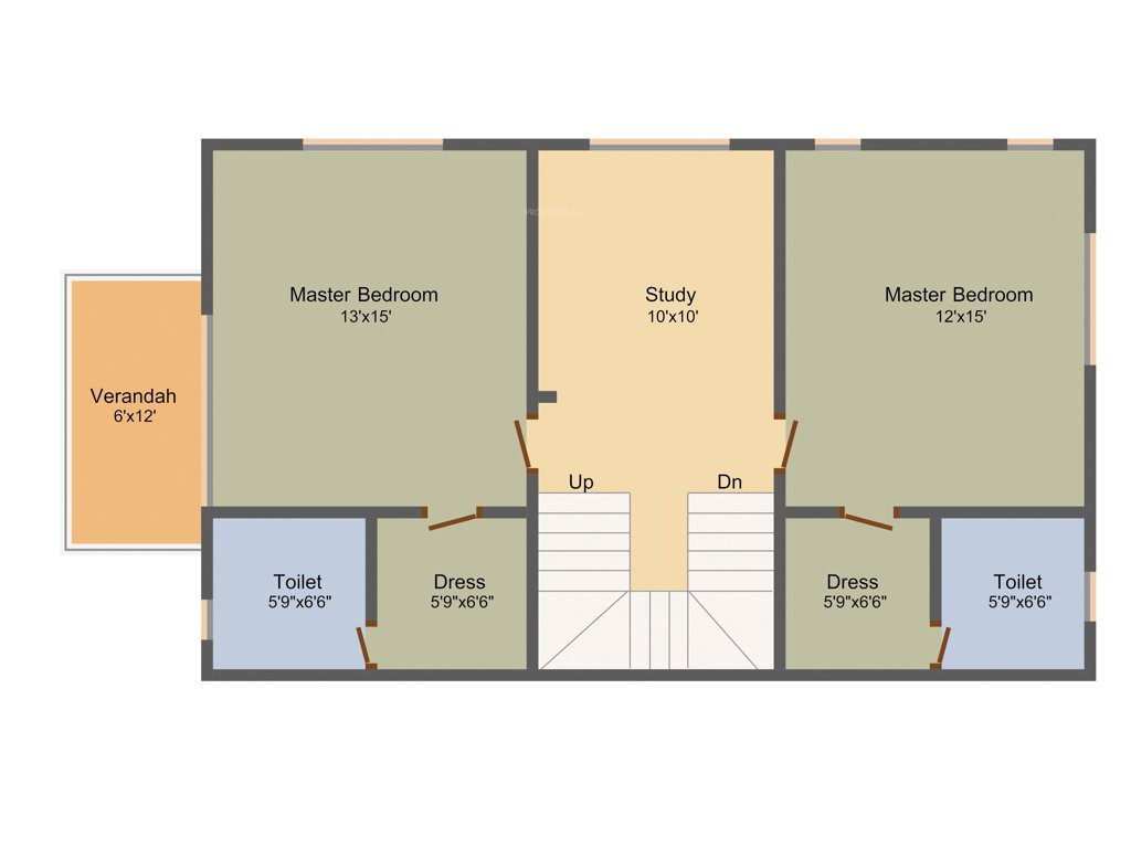 KB Glory (3BHK+4T (2,556 sq ft) + Study Room 2556 sq ft)