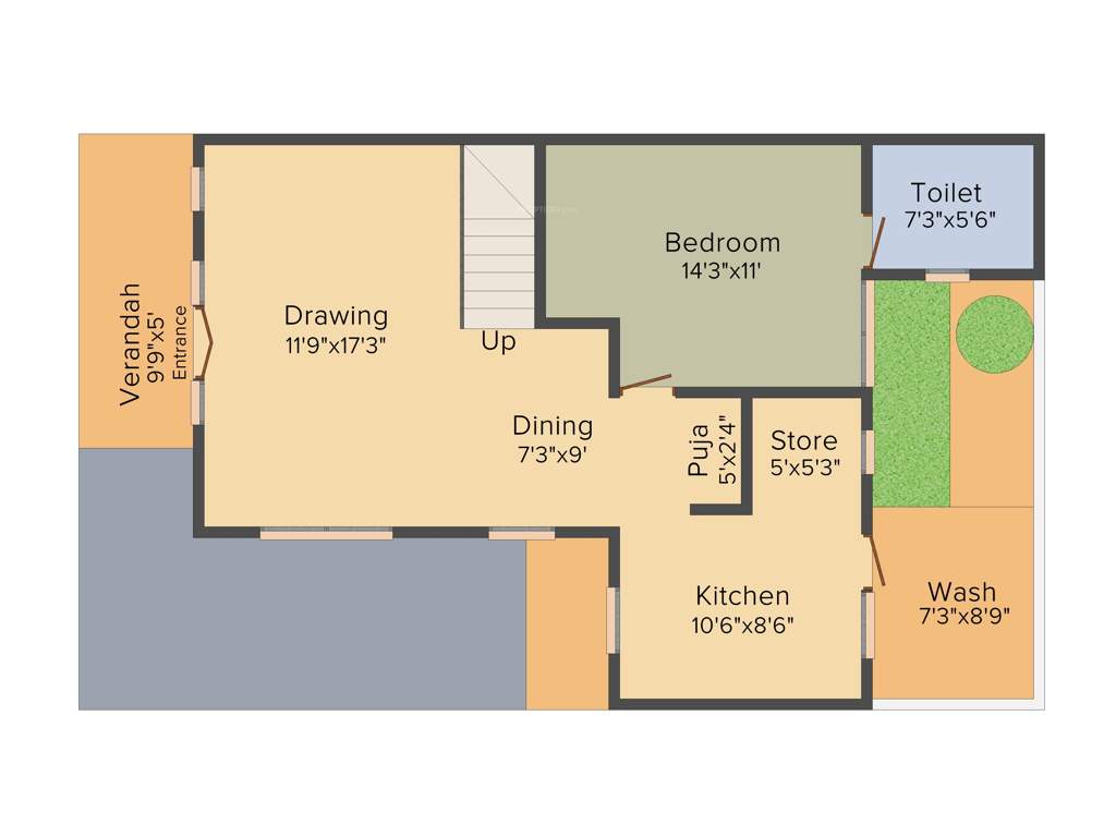 KB Pride (4BHK+4T (2,232 sq ft) + Pooja Room 2232 sq ft)