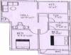 Maha Flats Danishk Floor Plan (2BHK+2T (850 sq ft) 850 sq ft)