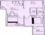 Floor Plan (2BHK+2T (800 sq ft) 800 sq ft) Maha Flats Danishk Floor Plan (2BHK+2T (800 sq ft) 800 sq ft)