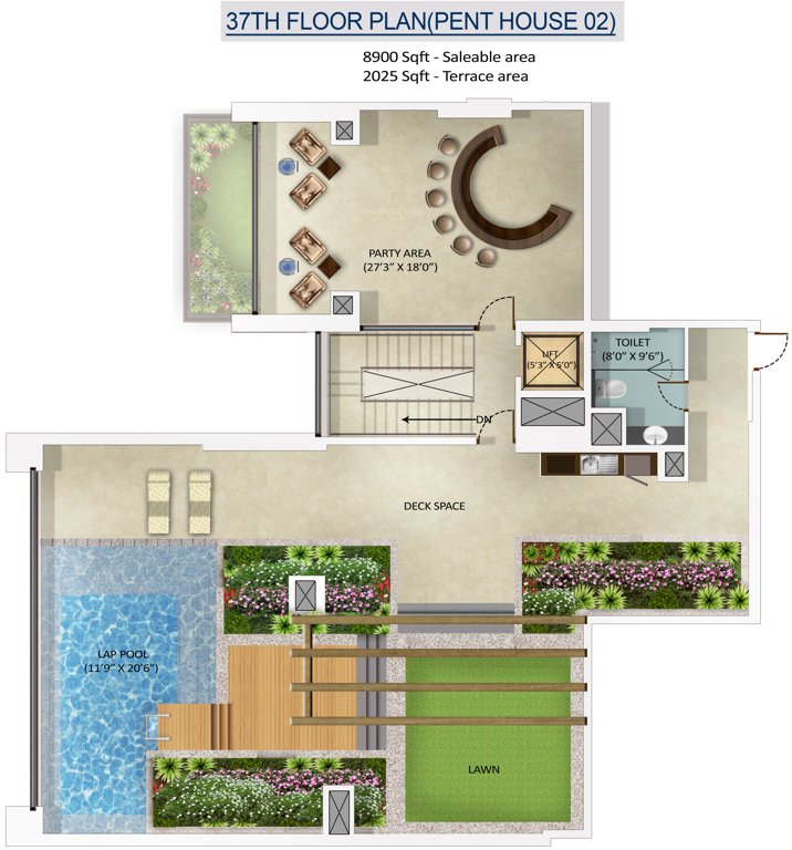 Mantri Centrium (4BHK+4T (8,900 sq ft) 8900 sq ft)