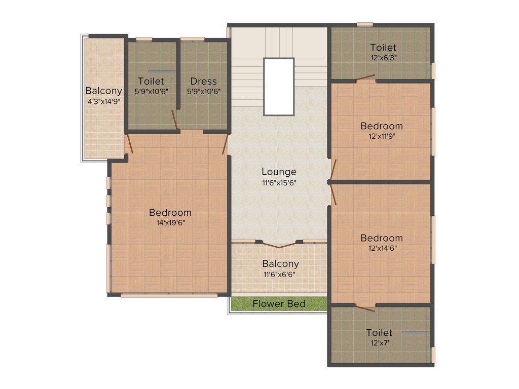 Signature Villa (5BHK+5T (5,400 sq ft) 5400 sq ft)