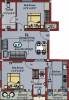 Chennai Crossandra (2BHK+2T (961 sq ft) 961 sq ft)