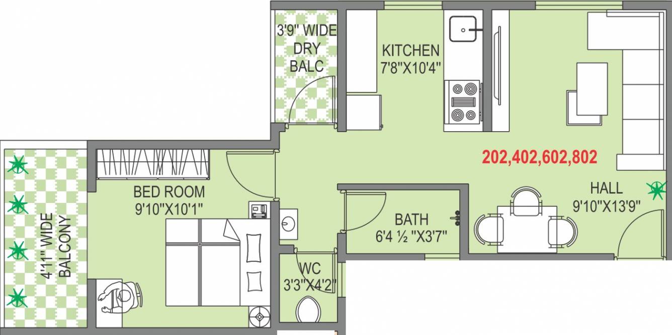Adhya Rahi (1BHK+1T (600 sq ft) 600 sq ft) Adhya Rahi (1BHK+1T (600 sq ft) 600 sq ft)