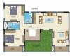 columbus-square Floor Plan Upper Level Duplex Plan