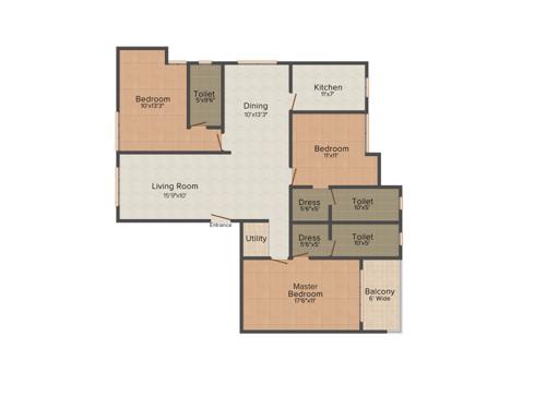 Arrjavv Pearl (3BHK+3T (1,930 sq ft) 1930 sq ft) Arrjavv Pearl (3BHK+3T (1,930 sq ft) 1930 sq ft)