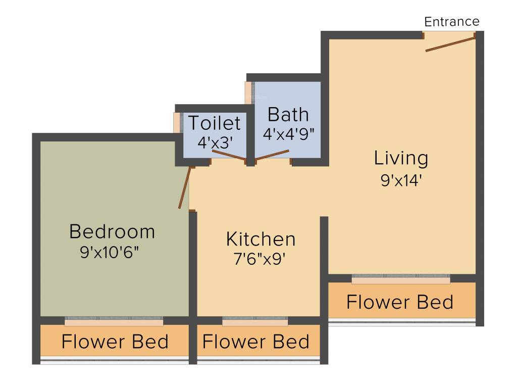 Space Matoshree (1BHK+1T (615 sq ft) 615 sq ft) Space Matoshree (1BHK+1T (615 sq ft) 615 sq ft)