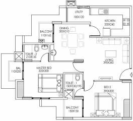 Sowparnika Vaishnavam (2BHK+2T (1,132 sq ft) 1132 sq ft) Sowparnika Vaishnavam (2BHK+2T (1,132 sq ft) 1132 sq ft)