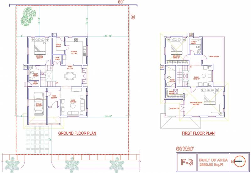 Adarsh Palm Retreat Villas (3BHK+3T (2,490 sq ft) + Pooja Room 2490 sq ft)