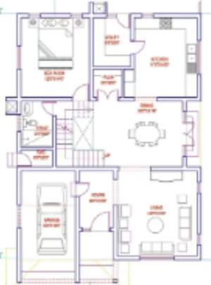 palm retreat villas Floor Plan Ground Floor Plan