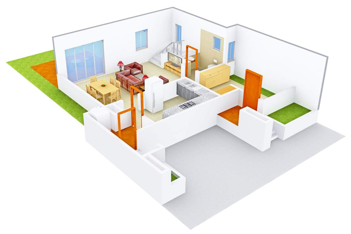 Edifice Villa Valley (3BHK+3T (3,323 sq ft) 3323 sq ft)