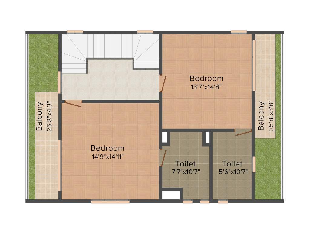 Edifice Villa Valley (3BHK+3T (3,323 sq ft) 3323 sq ft)