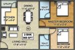 ADI North Lake (2BHK+2T (985 sq ft) 985 sq ft) ADI North Lake (2BHK+2T (985 sq ft) 985 sq ft)