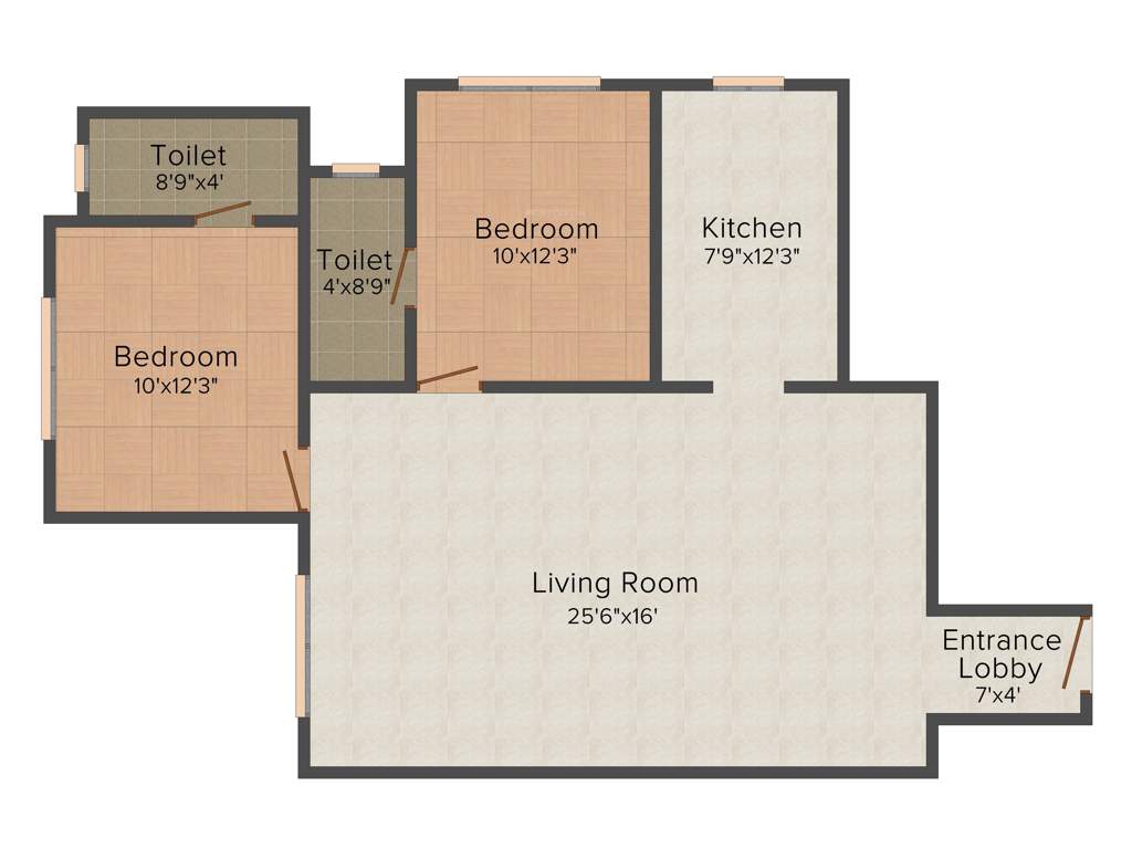 Khandelwal New Vrindavan (2BHK+2T (900 sq ft) 900 sq ft)