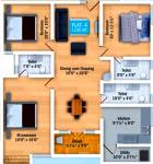  Brindhavan (3BHK+3T (1,235 sq ft) 1235 sq ft)
