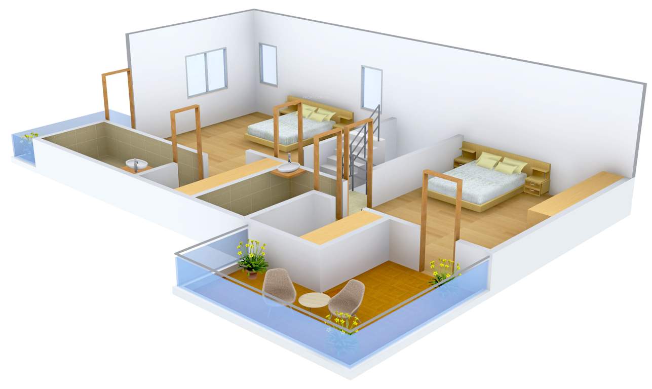 Rams Blue Bay Villas (3BHK+3T (2,500 sq ft) 2500 sq ft)