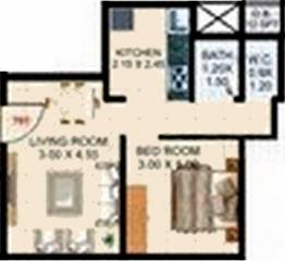 Vihar Sai Vihar CHS (1BHK+1T (657 sq ft) 657 sq ft)