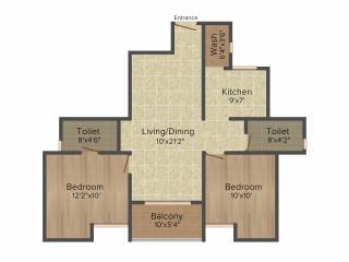 Asvini Akila Heights (2BHK+2T (1,000 sq ft) 1000 sq ft)