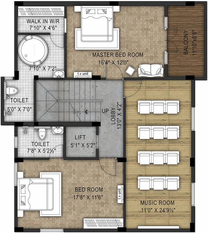 Ramaniyam Gruha (4BHK+4T (3,117 sq ft) 3117 sq ft)