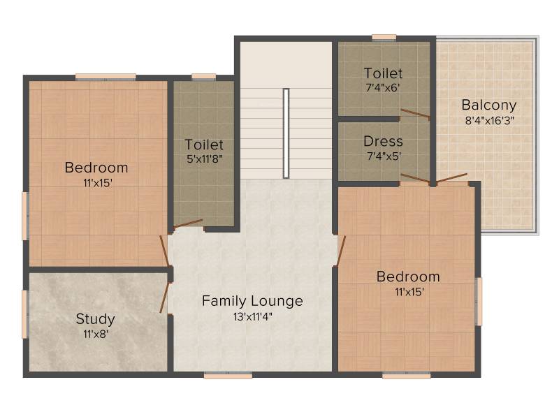 SB Kokila Cottage (4BHK+4T (2,504 sq ft) + Study Room 2504 sq ft)