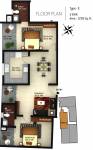 Silver Green Terrace (2BHK+2T (1,259 sq ft) 1259 sq ft)