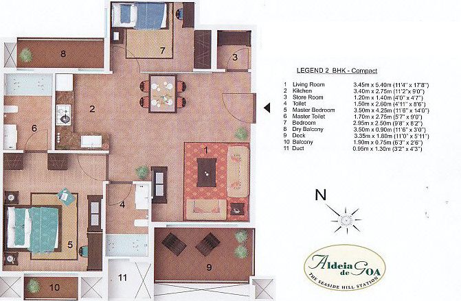 Dynamix Aldeia De (2BHK+2T (1,105 sq ft) 1105 sq ft) Dynamix Aldeia De (2BHK+2T (1,105 sq ft) 1105 sq ft)