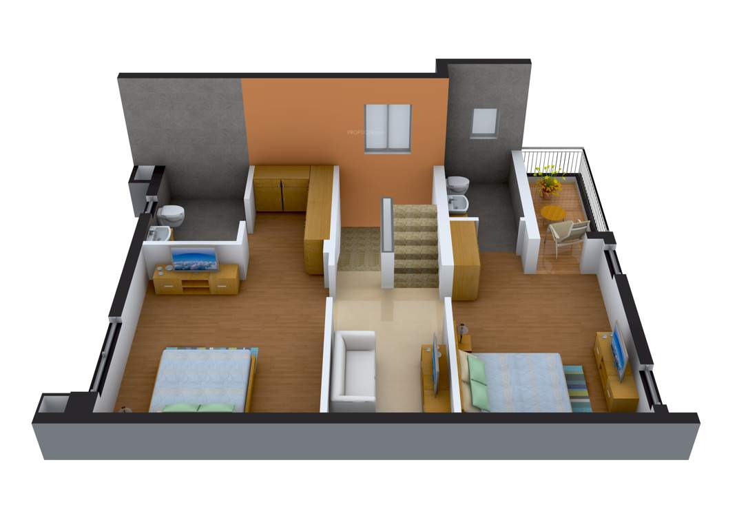 TVS Emerald GreenAcres Villas (3BHK+4T (1,769 sq ft) 1769 sq ft)