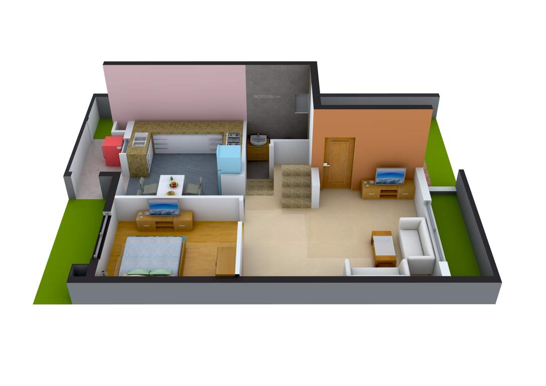 TVS Emerald GreenAcres Villas (3BHK+4T (1,769 sq ft) 1769 sq ft)