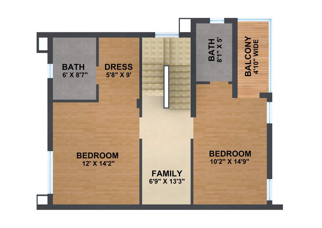 TVS Emerald GreenAcres Villas (3BHK+4T (1,769 sq ft) 1769 sq ft)