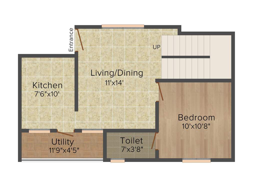 Colorhomes Avenue (3BHK+3T (1,467 sq ft) 1467 sq ft)