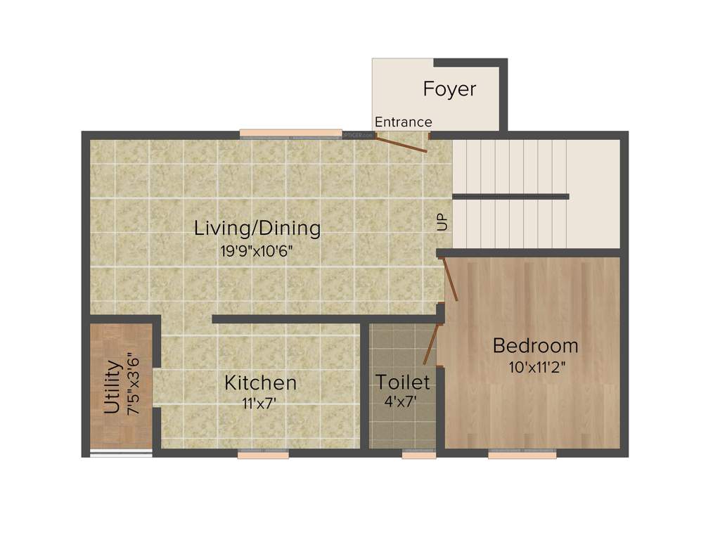 Colorhomes Avenue (3BHK+3T (1,513 sq ft) 1513 sq ft)